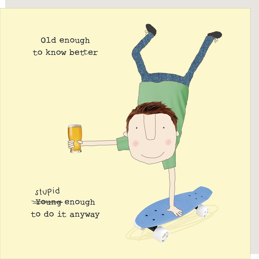 Old Enough Birthday Card
