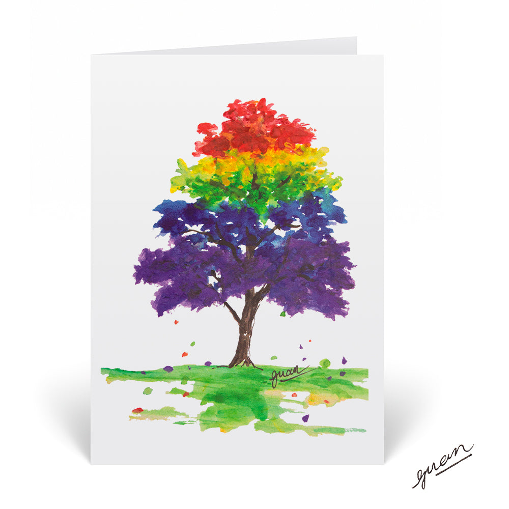 Rainbow Tree Fall
