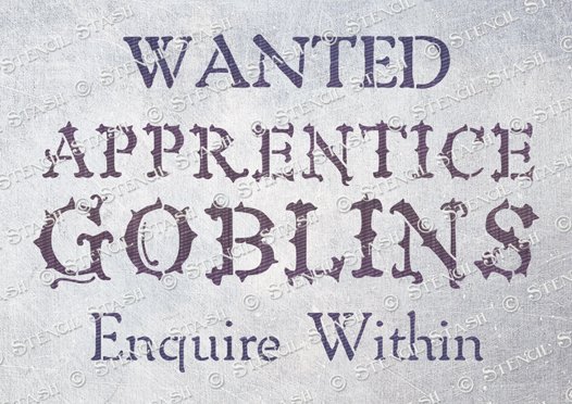 Goblins Stencil