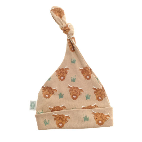 Cotton Hat - Highland Cow