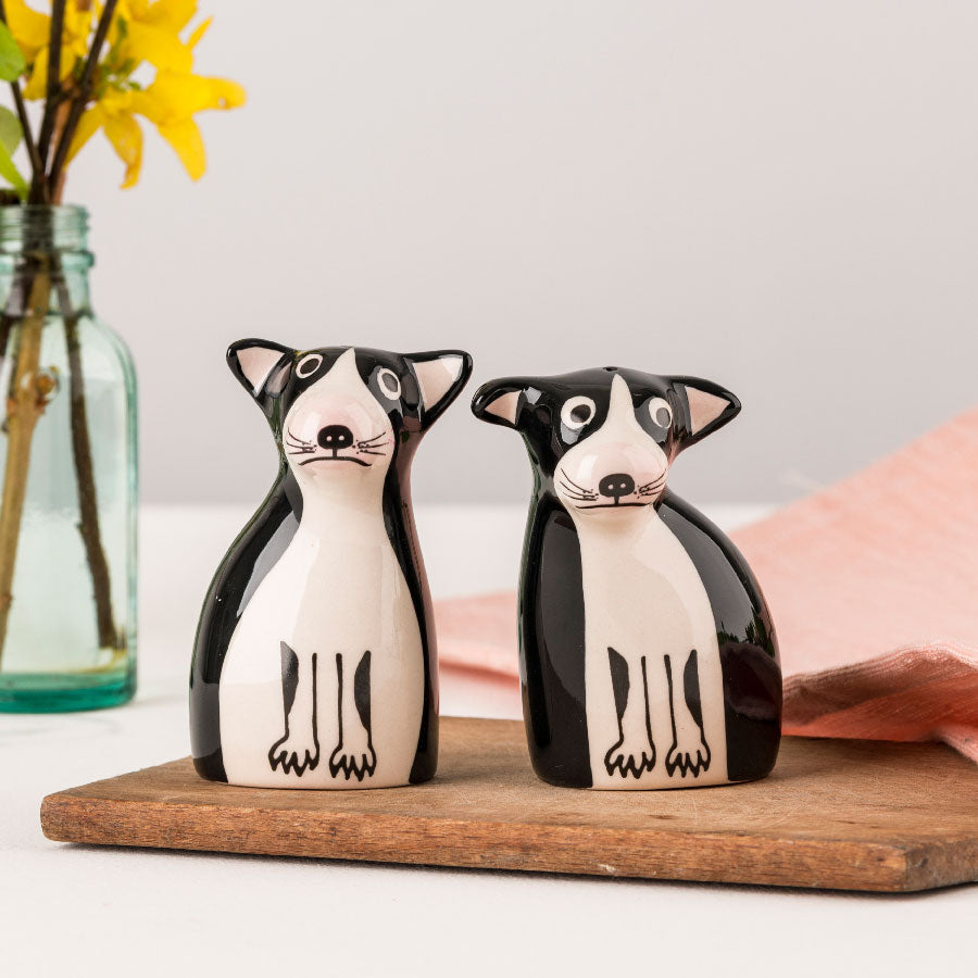 Salt & Pepper Shakers - Boston Terrier