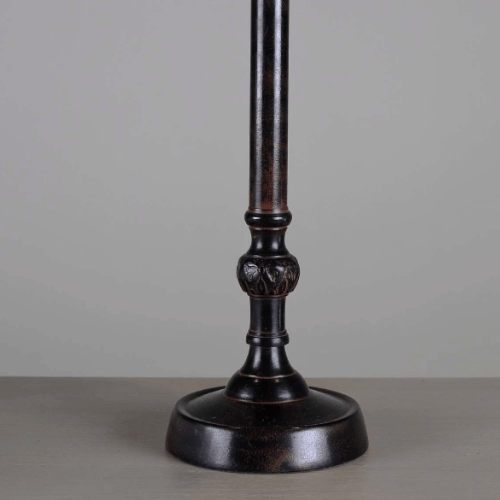 Biggie Best Chocolate Patine Lampbase And Shade