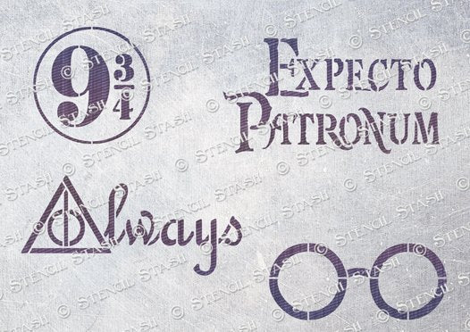 Hogwarts Mix No2 Stencil