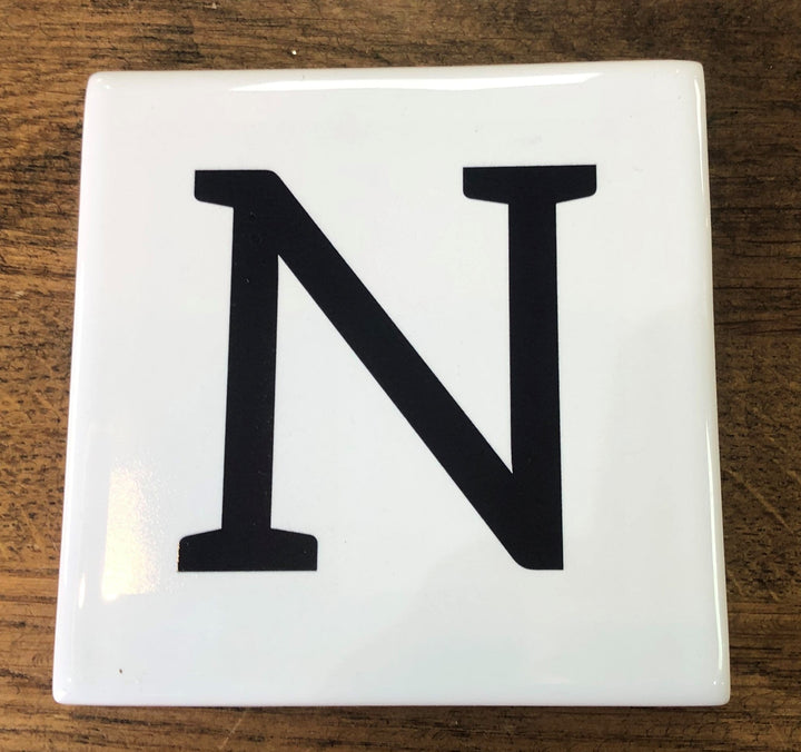 Letter Ceramic Coasters - H For.....