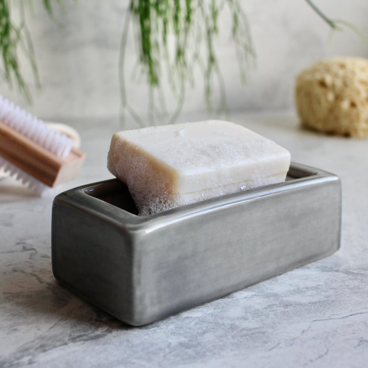 London Brick Soap Dish - Grey