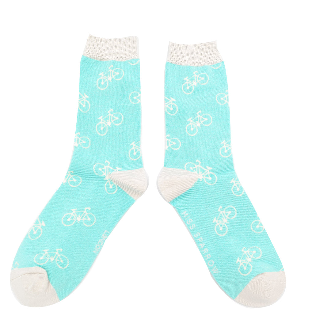 Ladies Bamboo Socks - Bikes