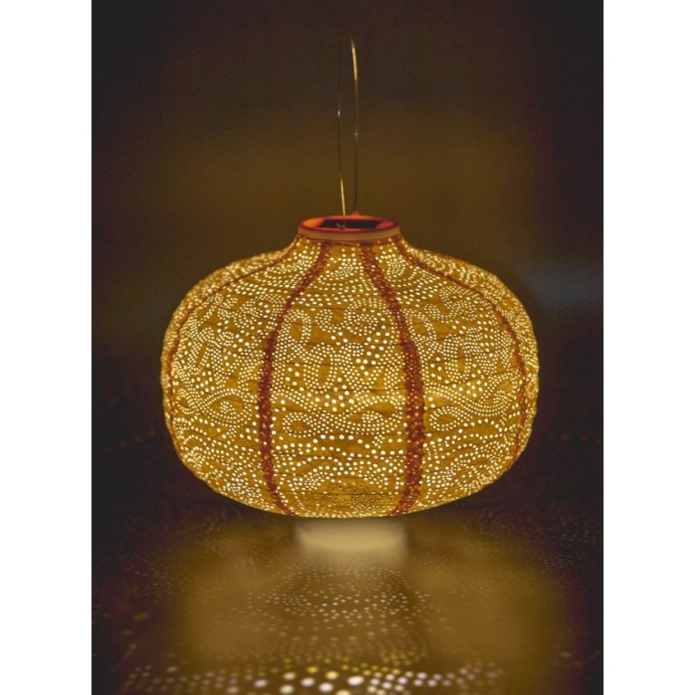 Solar Lantern - Pumpkin