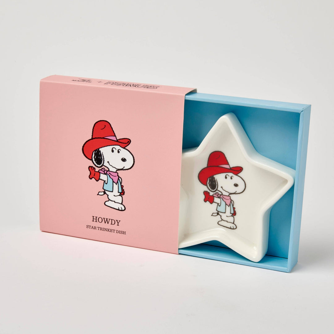 Peanuts Snoopy Star Shaped Trinket Dish - Howdy