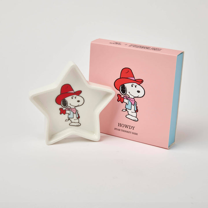 Peanuts Snoopy Star Shaped Trinket Dish - Howdy