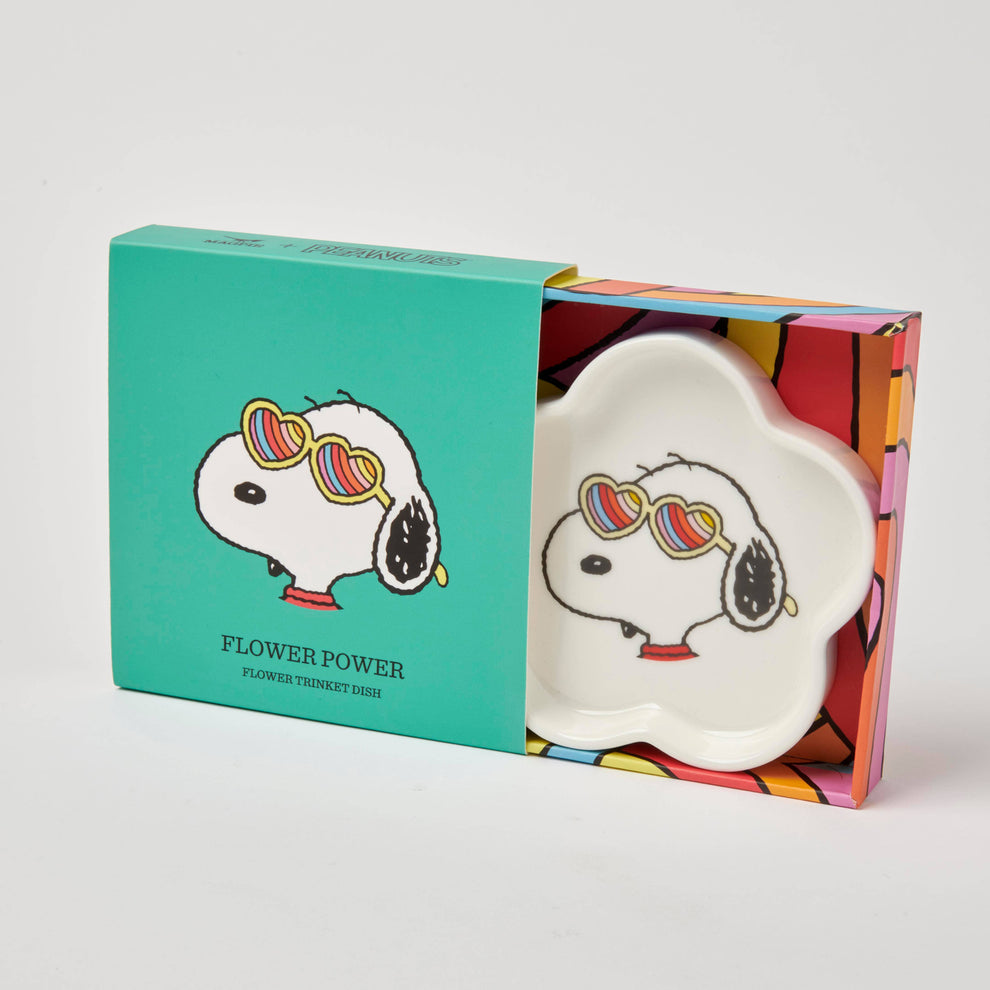 Peanuts Snoopy Flower Shaped Trinket Dish - Flower Power