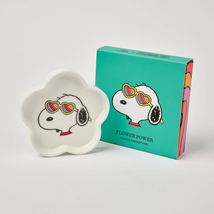 Peanuts Snoopy Flower Shaped Trinket Dish - Flower Power