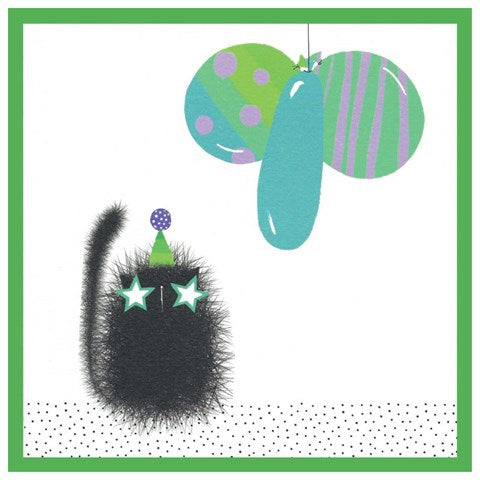 Cat With Rude Balloons