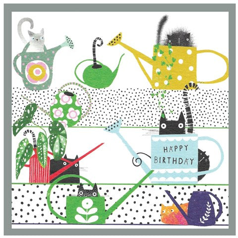Watering Cans And Cats