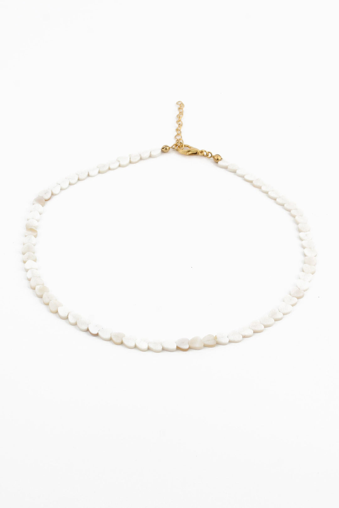 Mother Of Pearl Heart Necklace