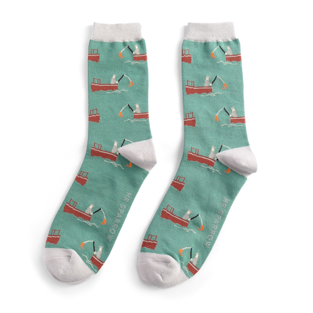 Men's Bamboo Socks - Gone Fishing