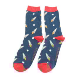 Men's Bamboo Socks - Rockets