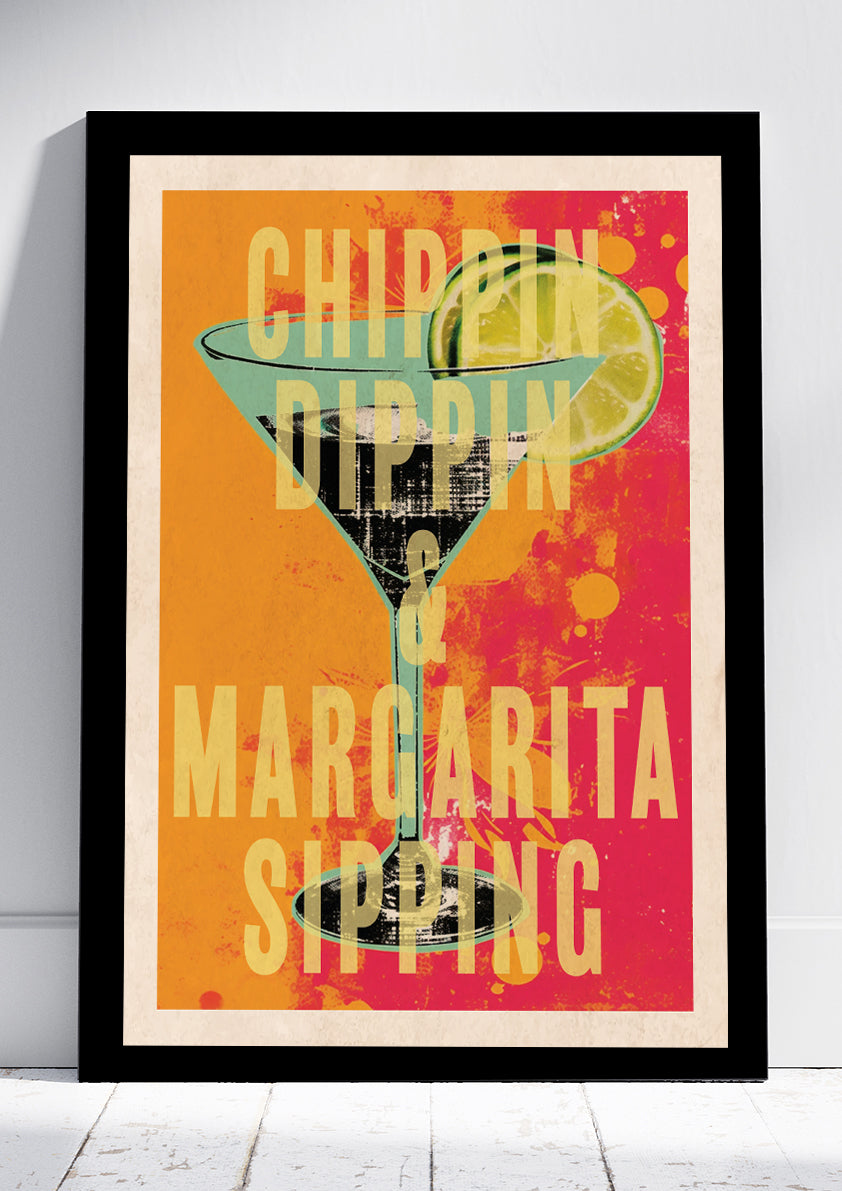 Margarita Sipping Print - A3