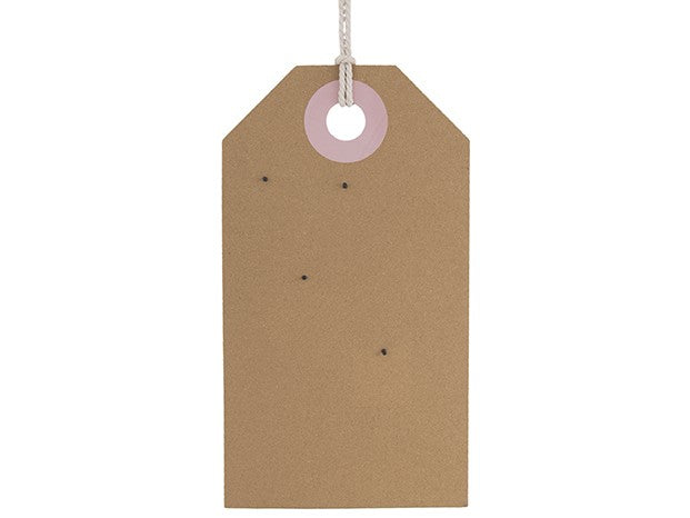 Large Memo Board Tag - Pink