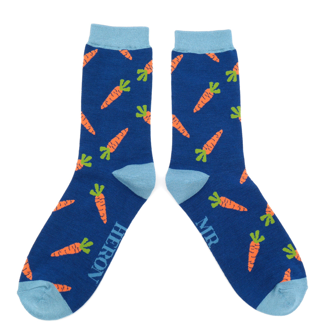 Men's Bamboo Socks - Carrots
