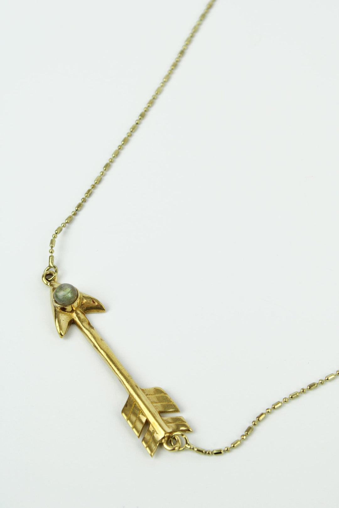 Labradorite Arrow Necklace