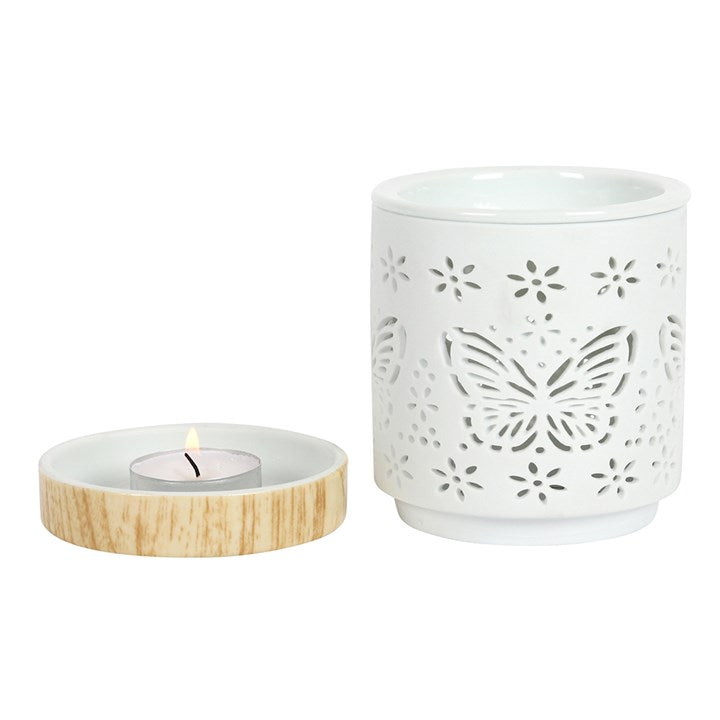 Ceramic Butterfly Wax Melter/Oil Burner