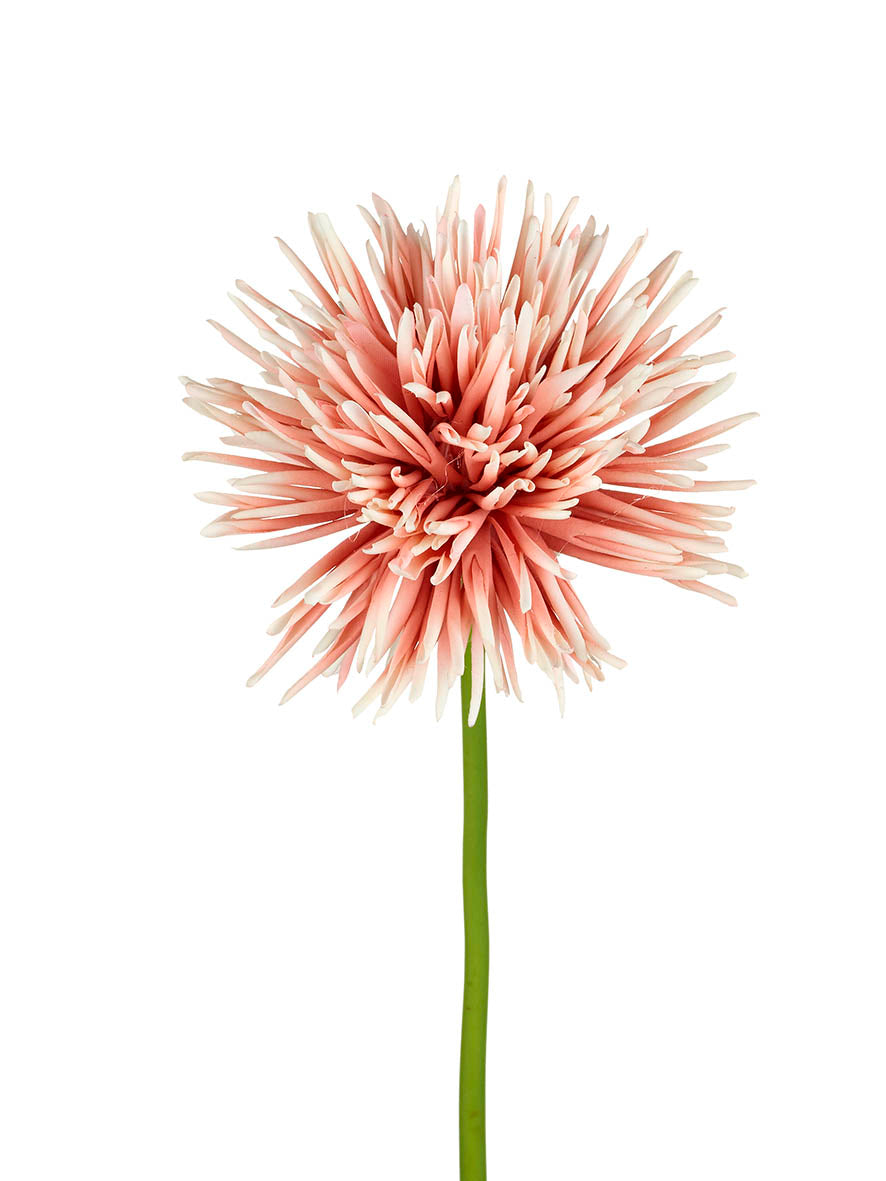 Chrysanthemum Single Stem Faux Flower - Pink