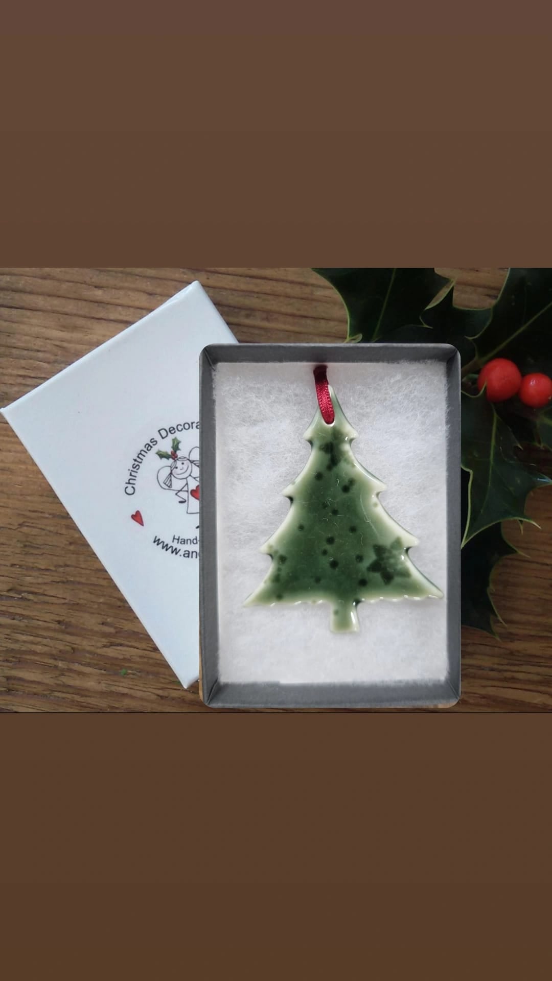 Green Glazed Tree -Flakes 55