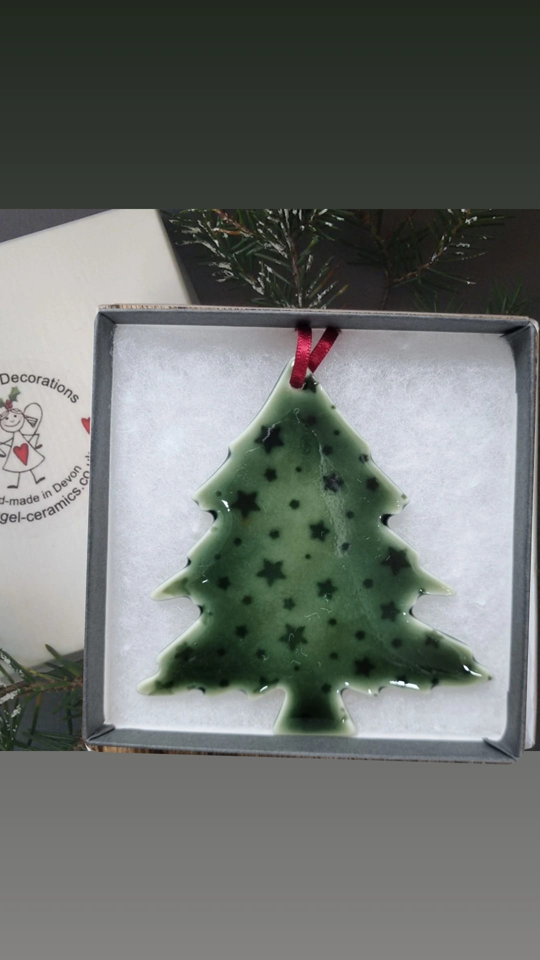 Green Glazed Tree - Stars 80