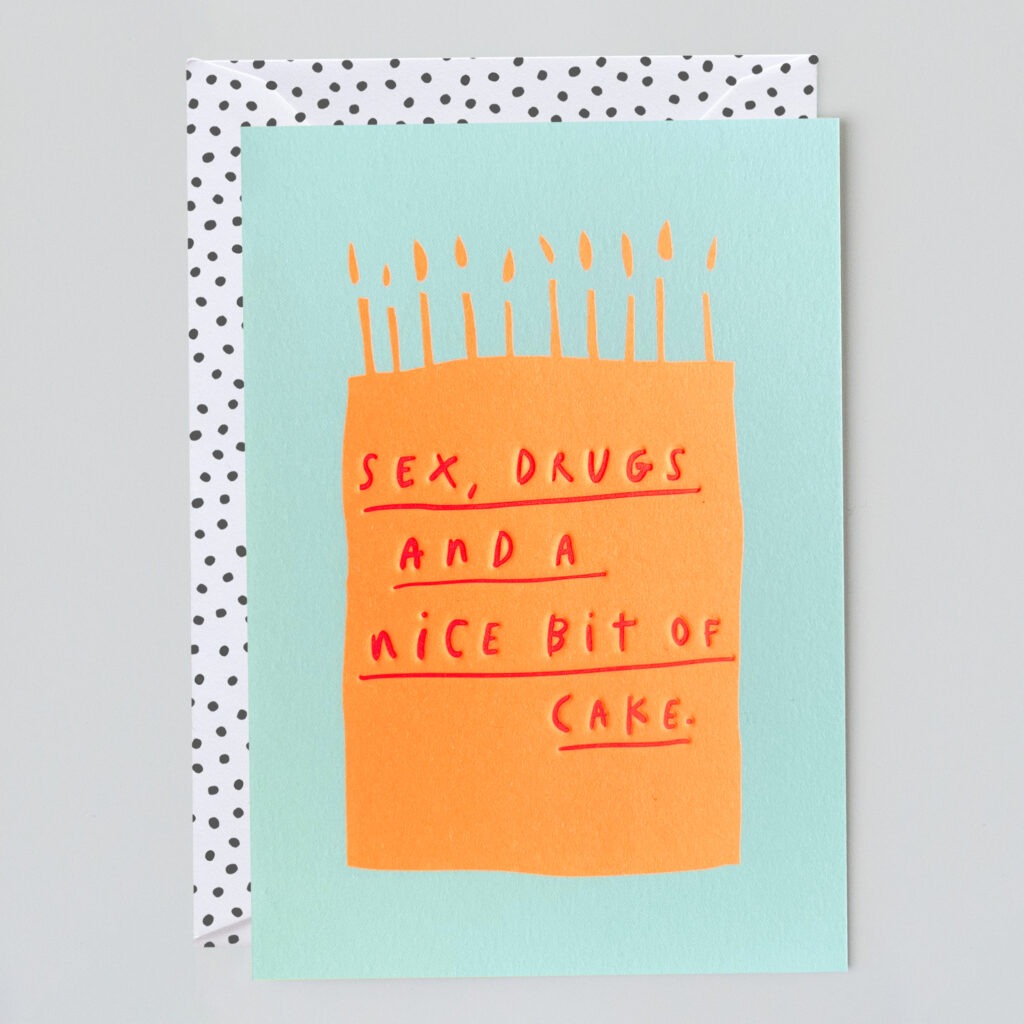 Nice Bit Of Cake Greeting Card