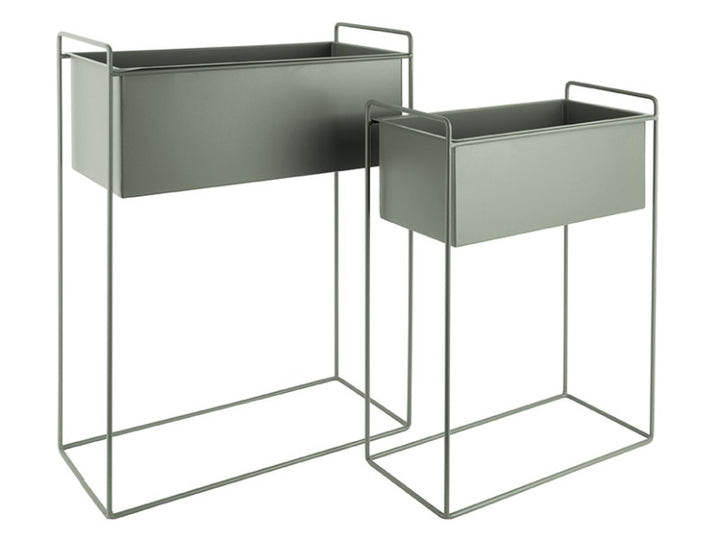 Jungle Green Iron Planter