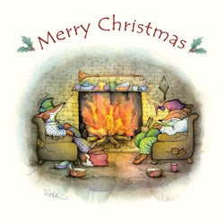 'Fireside' Card Christmas