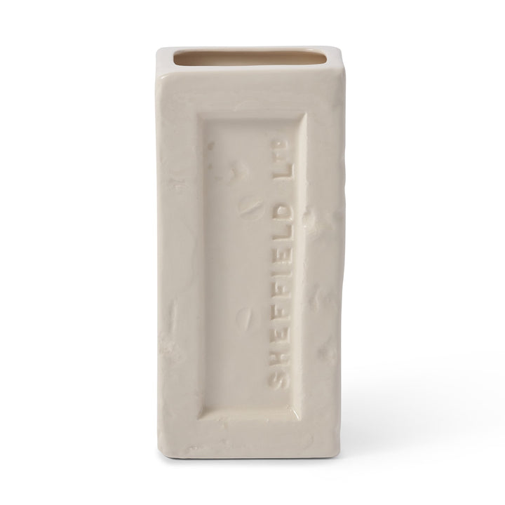 Sheffield Brick Vase - White