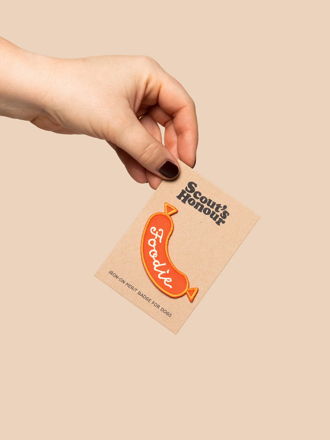Foodie - Iron On Dog Merit Badge