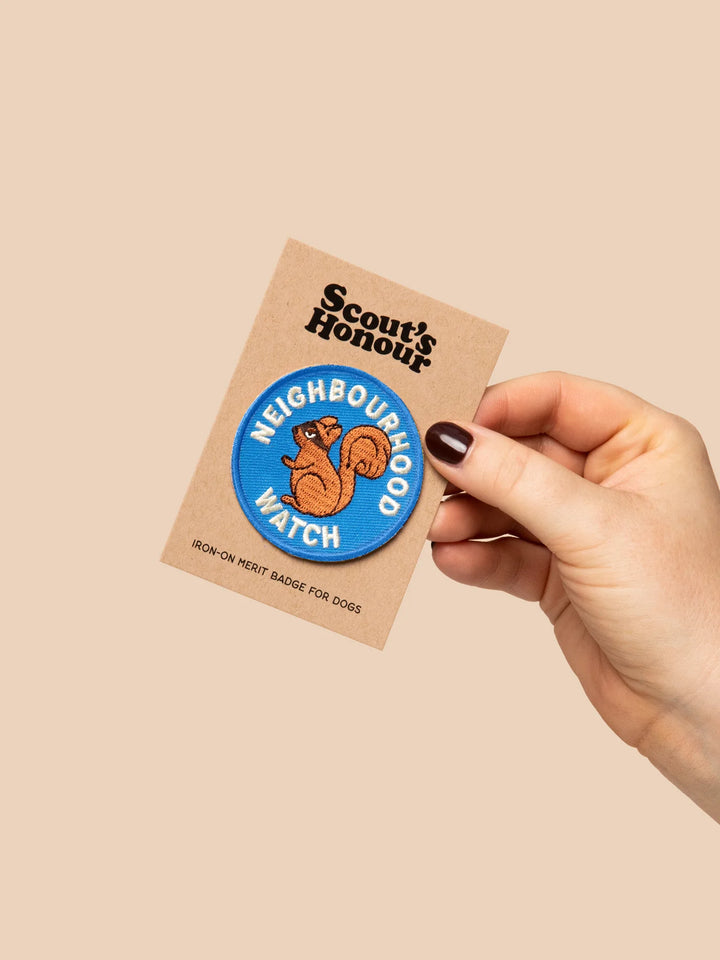 Neighbourhood Watch Iron  On Patch For Pets