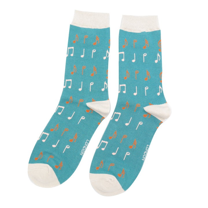 Ladies Bamboo Socks - Music