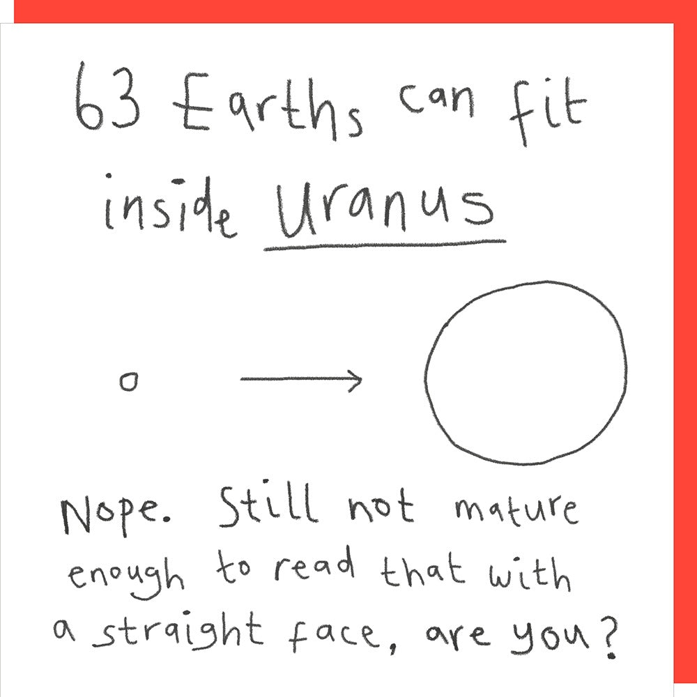 Uranus Greeting Card