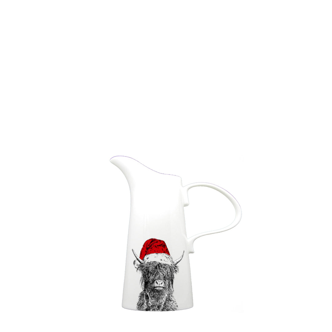 Christmas Crafty Coo Bone China Jug
