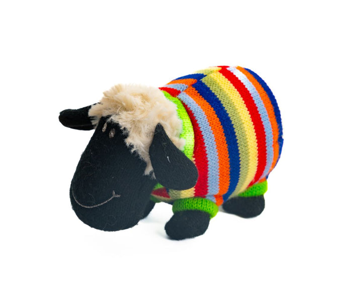 Woolly Sheep In Striped Jumper - Small