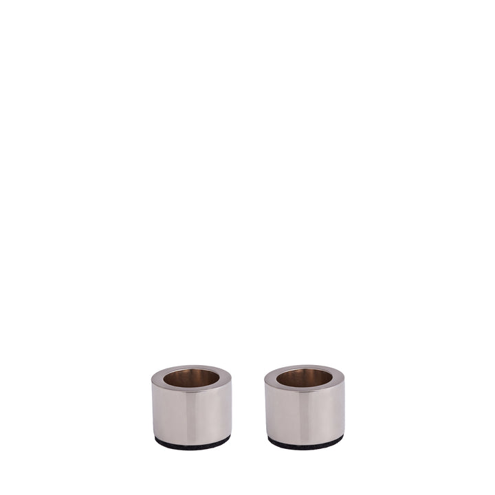 Taper Candle Holder Pack Of 2 - Chrome