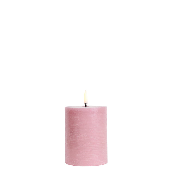 LED Pillar Candle - Dusty Rose
