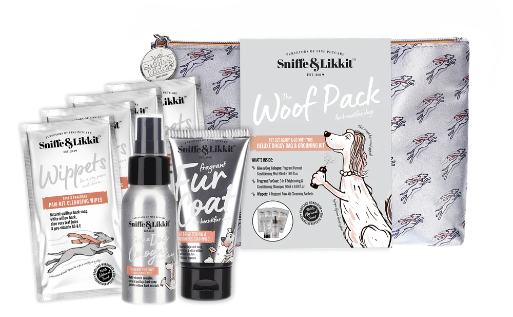 The Woofpack Dog Grooming Products, Deluxe zip-up Bag