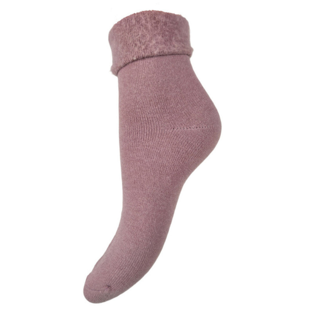 Ladies Cuff Sock - Purple