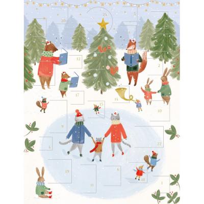Skating Animals Advent Calendar