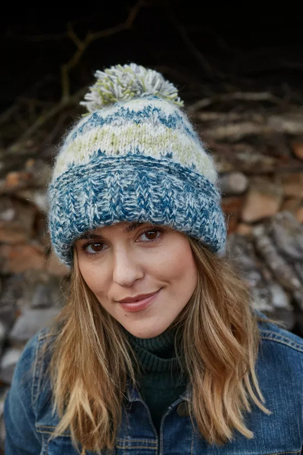 Totnes Bobble Hat - Spruce