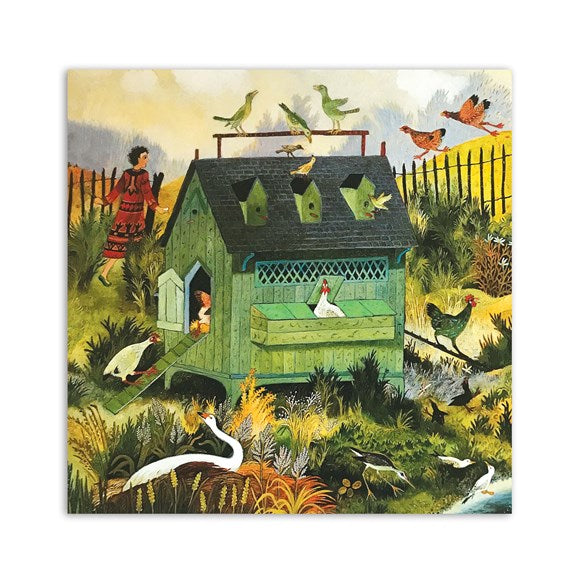 Busy Birds Greetings Card