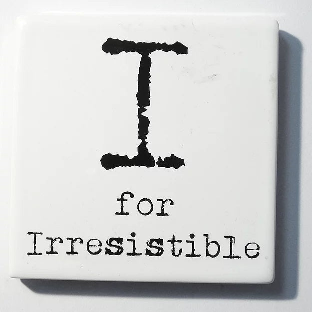 Letter Ceramic Coasters - I For...