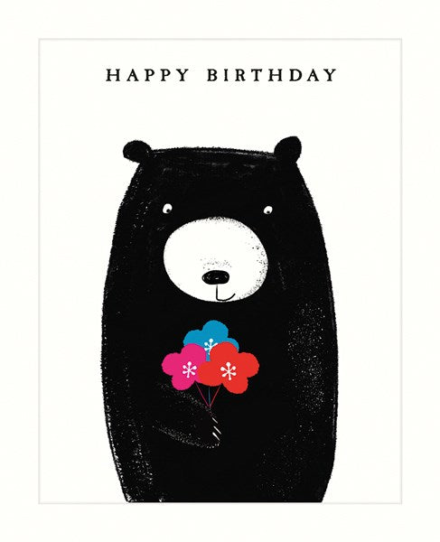 Bear And Flowers