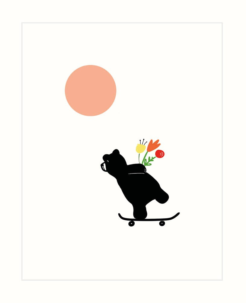 Skateboard Bear