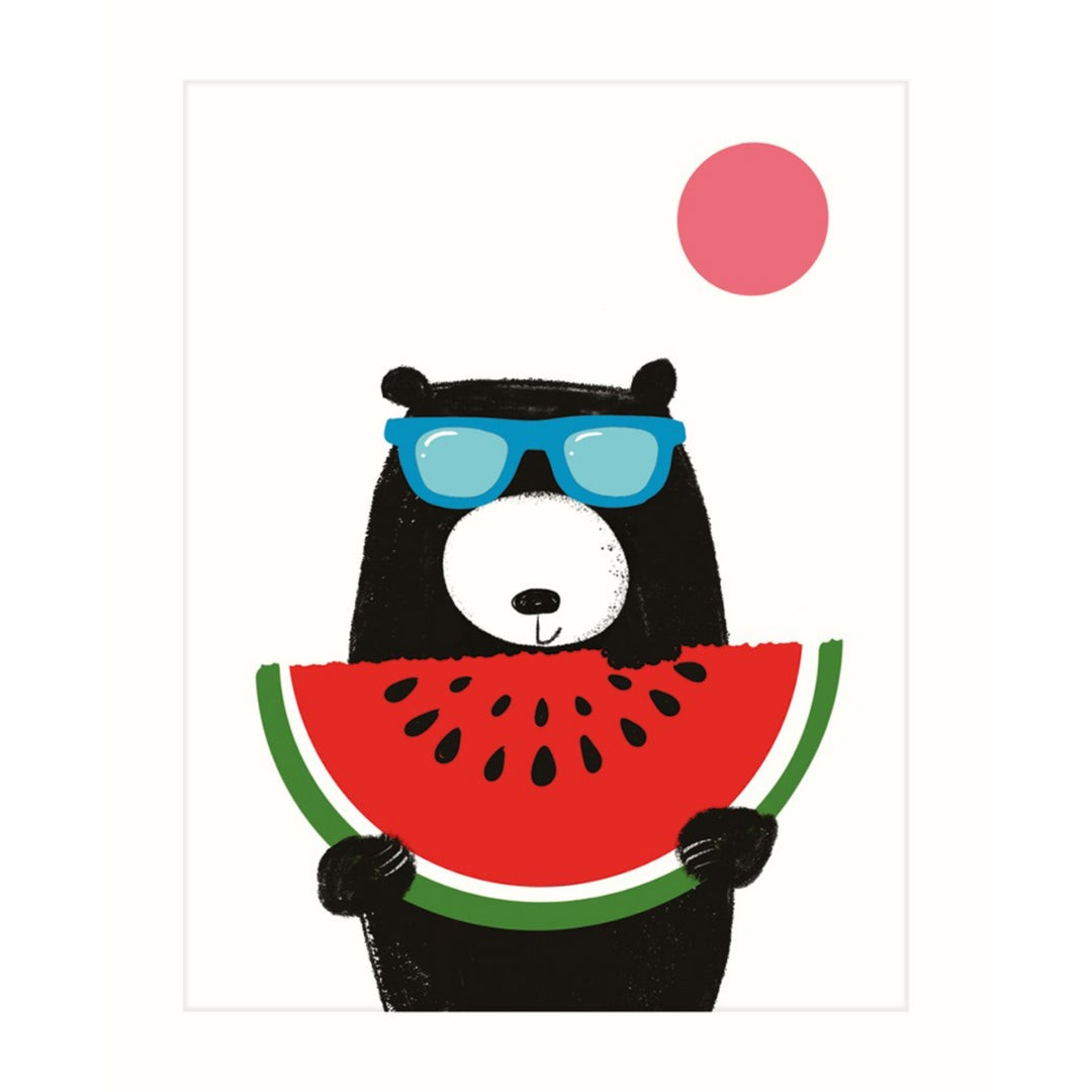 Bear with Watermelon