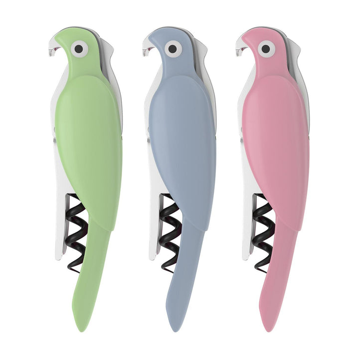 Waiter's Friend - Budgie Bottle Opener- Green